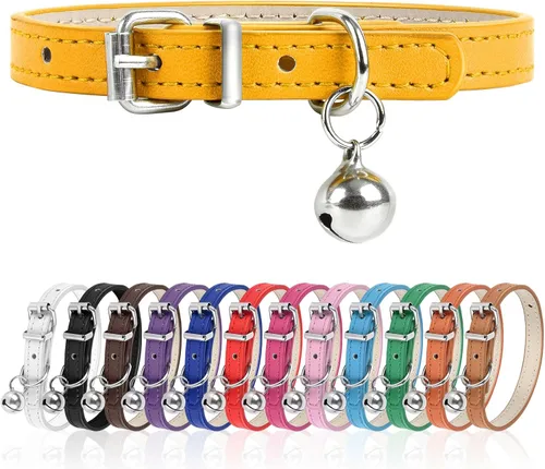 Miniatura 8 de Collar de perro XXS para Teacup, collar de perro Teacup ajustable para perros pequeños, medianos y grandes, 3/8 pulgadas de ancho (blanco, XXS)