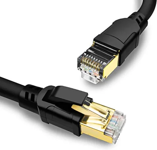 Yauhody Cable Ethernet CAT 8 de 50 pies, de alta velocidad de 40 Gbps 2000 MHz SFTP de red de Internet LAN con conector RJ45 chapado en oro para