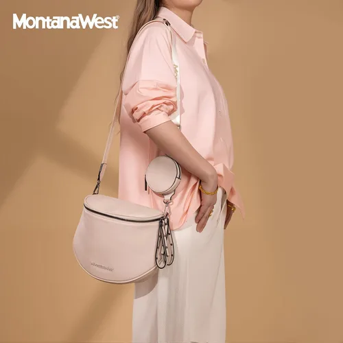 Miniatura 7 de Montana West Bolsos grandes cruzados para mujeres, bolso de cintura con bandolera ajustable