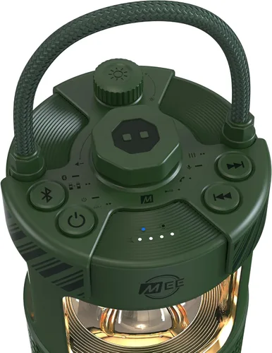 Miniatura 4 de MEE audio lightSPKR Paquete de 2 altavoces inalámbricos Bluetooth con linterna de campamento: audio de 360°, impermeable IPX6 y ajuste de brillo