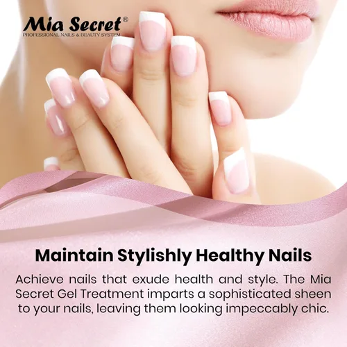 Miniatura 6 de Mia Secret Tratamiento de uñas en gel con vitamina E y calcio, 0.5 fl oz - Gel reparador y fortalecimiento para uñas (Mochi)