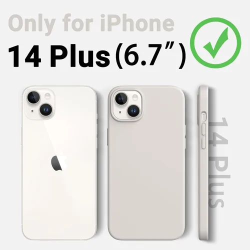 Miniatura 9 de AOTESIER Funda compatible con iPhone 14 Plus, silicona de grado alimenticio de cuerpo completo, resistente al desgaste, protección anticaídas