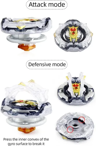 Miniatura 4 de Battling Tops Burst Dynamite Battle B-192 Booster Greatest Raphael.Ov.HXt+' Over High Xtend con lanzador