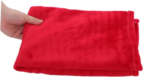 Miniatura 4 de LIFKOME Sábanas de invierno de franela de forro polar, manta de Woobie, manta cálida, sábanas de franela de regalo, manta roja gruesa, sábanas
