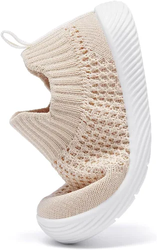 Miniatura 5 de MORENDL Zapatos de bebé para caminar para niños y niñas, zapatos de tenis antideslizantes para niños y niñas