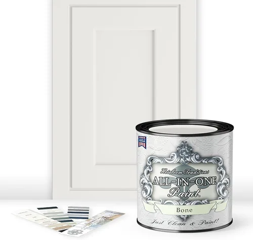 Miniatura 197 de Pintura TODO EN UNO, Abbey (gris cálido), Muestra de 8oz - Pintura duradera para gabinetes y muebles. Imprimación y capa superior incorporadas,