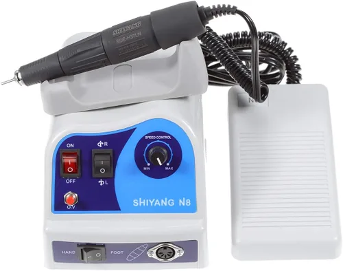 Motor micro SHIYANG N8 del cepillo del carbón de la máquina del taladro del clavo 45000RPM con la manija de pulido SDE-H37LN