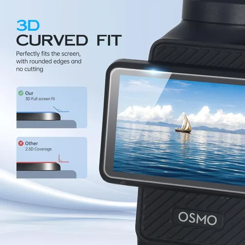 Miniatura 4 de Paquete de 4 protectores de pantalla para DJI Osmo Pocket 4/3/Xtra Muse+protector de lente para accesorios Osmo Pocket 4/3/Xtra Muse