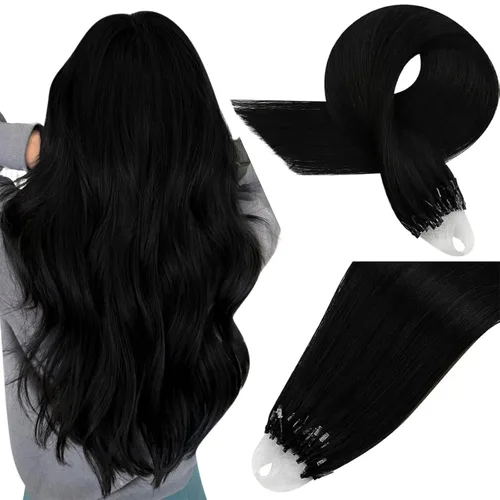Miniatura 45 de Easyouth Extensión de cola de caballo de cabello humano marrón ombré, extensión de colas de caballo, extensiones de cola de caballo de color marrón