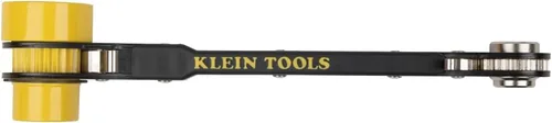 Miniatura 8 de KLEIN TOOLS KT155HD Llave de trinquete 6 en 1 de Lineman's de alta resistencia con diseño de perno y enchufe amarillo brillante