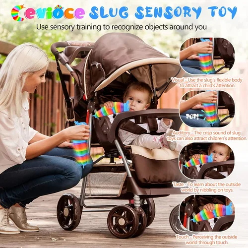 Miniatura 3 de Cevioce Juguete Fidget de Babosa, Juguetes Fidget de Babosa Sensorial para Niños y Adultos, 1 PC Juguetes Sensoriales para Autismo para Niños
