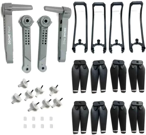 Miniatura 10 de Accessories for Quadcopters, Shovel Protection Arm 'Propulsor, Motor, Gear, Suitable for the FPV E99 Pro2 Control Drone Kit(Black)