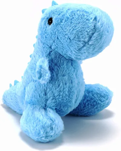 Animales de peluche de dinosaurio azul para niños, 9 pulgadas de peluche suave de dinosaurio para baby shower, lindo juguete T-rex para niños
