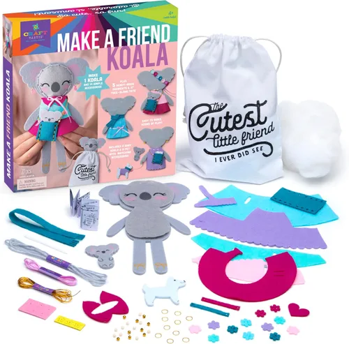 Miniatura 2 de Craft-Tastic Make a Friend Koala, manualidades para niños de 6 a 8 años, artes y manualidades para niños de 4 a 6 años, kit de manualidades