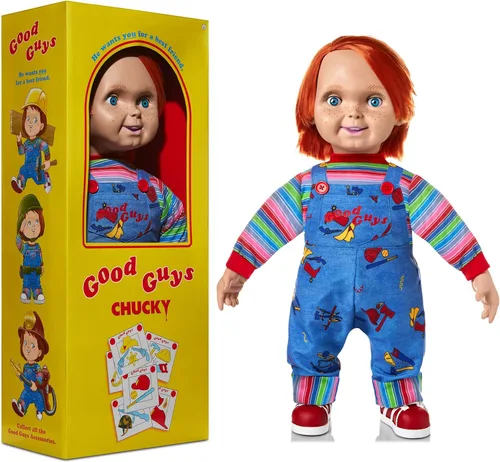 Spirit Halloween Muñeca Chucky Good Guys de 24 pulgadas, multicolor