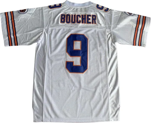 Miniatura 2 de The Waterboy #9 Bobby Boucher Adam Sandler 50th Anniversary Movie Mud Dogs Bourbon Bowl Football Jersey S-XXXL