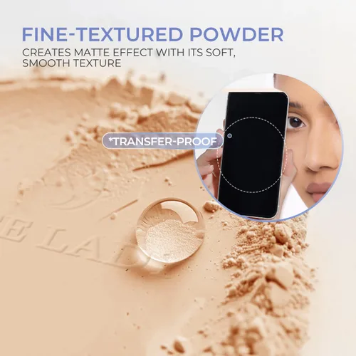 Miniatura 5 de SACE LADY Polvo facial impermeable, fija maquillaje, controla el brillo, suaviza líneas finas para un acabado ligero impecable, polvo fijador mate