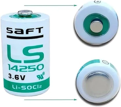 Miniatura 3 de Paquete de 2 baterías de litio LS14250 1/2 AA 3.6V 1200mAh reemplazo para batería LS14250 LS 14250 C de alta capacidad