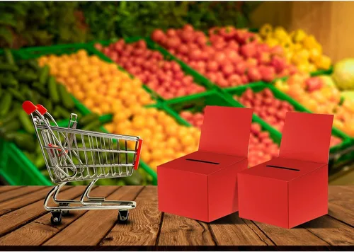 Miniatura 7 de Paquete de 30 cajas de sugerencias para rifas con ranura, cajas de cartón de 6.5 x 4.5 x 4.5 pulgadas con ranura para boletos y cabecera extraíble