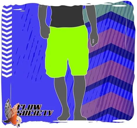 Miniatura 3 de Flow Society Home Run - Pantalones cortos deportivos para niños, pantalones cortos deportivos para gimnasio