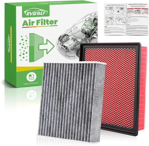 Miniatura 28 de Juego de filtros de aire de motor+cabina para Honda Civic 2016-2026 (2.0L), HR-V HRV 2023-2026 (2.0L) (solo aspirado naturalmente, no para tipo R!)