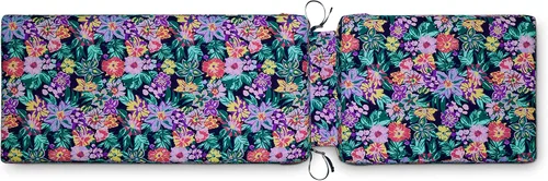 Miniatura 5 de Classic Accessories Vera Bradley - Cojín para tumbona de patio resistente al agua, 21 x 44 x 28 x 3 pulgadas, Happy Blooms, cojines de asiento