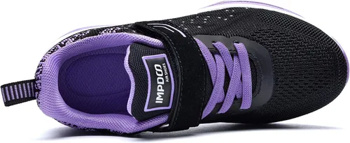 Miniatura 3 de RomenSi Air Athletic - Tenis deportivos para correr para niños y niñas, ligeros, transpirables, tenis deportivos para niños