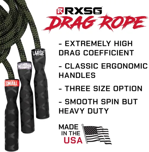 Miniatura 2 de Rx Smart Gear Cuerda de saltar con asas ergonómicas antideslizantes, cuerda de polipropileno con peso para fitness y ejercicio, entrenamiento