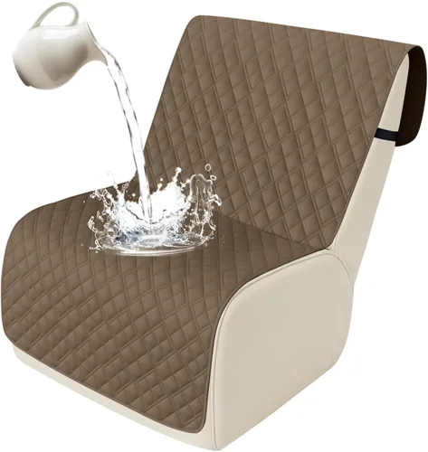 Miniatura 52 de Arfntevss Fundas de sofá modular reclinable, 100% impermeable, en forma de L, para sillón reclinable en forma de L, funda seccional lavable