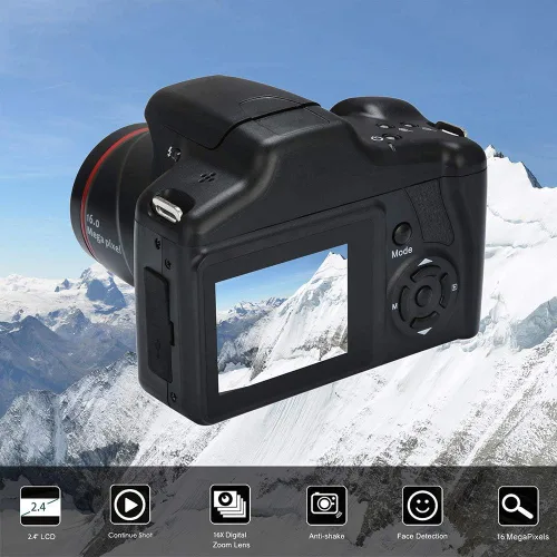 Miniatura 6 de Mini cámara digital HD 1080P para fotografía, cámara de vlogging con 16 millones, zoom digital 16x, pantalla LCD de 2.8 pulgadas, antivibración
