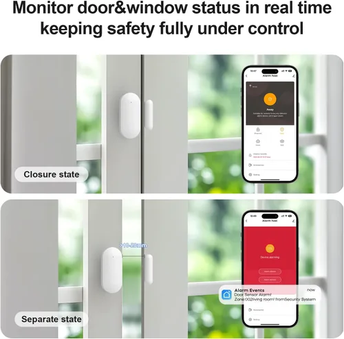 Miniatura 2 de PGST Sistema de seguridad para el hogar, teclado WiFi+GSM/4G sistema de alarma inalámbrico con alertas instantáneas de aplicaciones, funciona