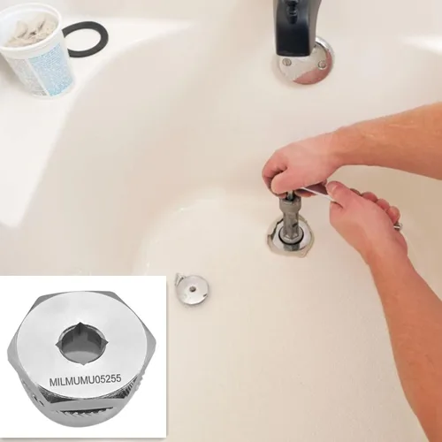 Miniatura 7 de MILMUMU Compatible con extractor de drenaje de bañera: elimina desagües de bañera de una pulgada y media viejos o difíciles (05255 1.5 pulgadas)