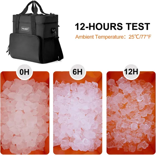 Miniatura 2 de TOURIT Bolsa de enfriador suave pequeña aislada, bolsa de enfriador de almuerzo de 24/35/46 latas, caja de hielo, enfriadores portátiles y a prueba