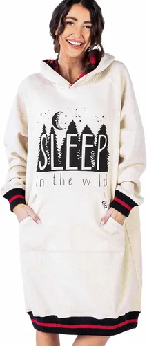 Miniatura 54 de Lazy One Sudadera con capucha de gran tamaño, ropa de dormir cómoda, vestido de suéter para mujer