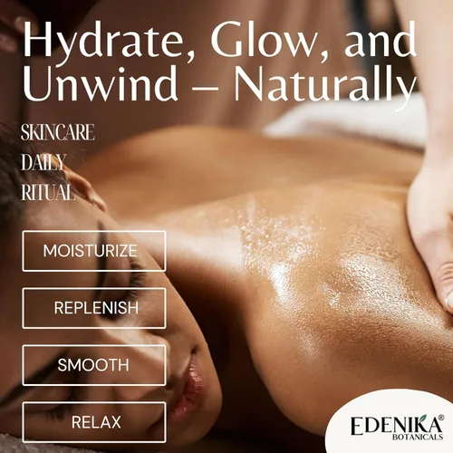 Miniatura 6 de Edenika Botanicals Aceite de masaje de coco tropical para terapia de masaje, aceite de masaje calmante con aceite de coco y maracuyá para relajación