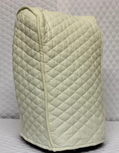 Miniatura 8 de Funda para licuadora Ninja - Algodón acolchado de doble cara, color blanco