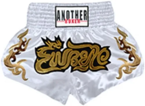 Pantalones cortos clásicos de Muay Thai para hombres y mujeres, boxeo, kickboxing, artes marciales mixtas, ropa de lucha BJJ, entrenamiento y
