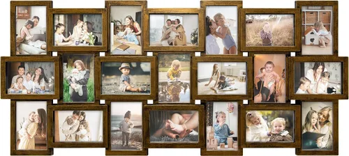 Miniatura 14 de HELLO LAURA - Marco de fotos de 4 x 6 pulgadas con collage y 18 espacios para pared - Gran marco de fotos con collage para decoración de pared