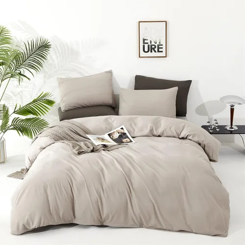 Miniatura 42 de KAREVER Juego de edredón azul y blanco a cuadros, juego de ropa de cama para niñas, juego de edredón a cuadros azul y blanco, manta para niños