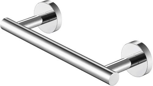 Toallero Kes A2000-P, barra redonda de acero inoxidable para cocina, estilo moderno, barra suspendida para cajón, para toalla de mano