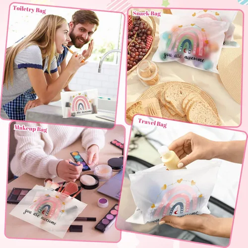 Miniatura 3 de 100 piezas de regalo inspirador a granel para mujeres, bolsa de cosméticos, bolsa de maquillaje EVA con cremallera para graduación 2026, cumpleaños