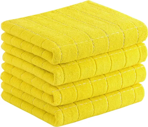 Miniatura 101 de Homaxy Paños de cocina 100% algodón de felpa, toallas de cocina ultra suaves y absorbentes para la cocina, adecuadas para secar y lavar platos