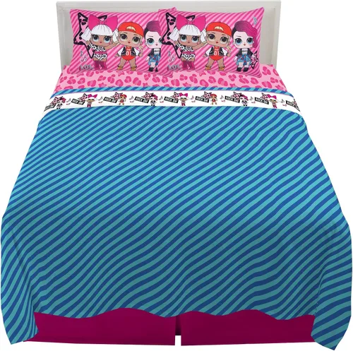 Miniatura 46 de Franco - Juego de sábanas de microfibra súper suave para niños, tamaño matrimonial, Baby Shark