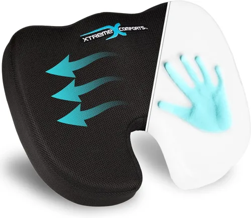 Miniatura 11 de Xtreme Comforts Cojines de asiento Cojines de silla de oficina para escritorio, automóvil, silla de ruedas Cojín ergonómico de espuma