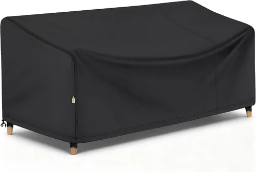 Miniatura 10 de Arcedo Fundas impermeables de 2 plazas para muebles de patio, resistente a la intemperie, funda de sofá para silla de exterior, 54 pulgadas de ancho
