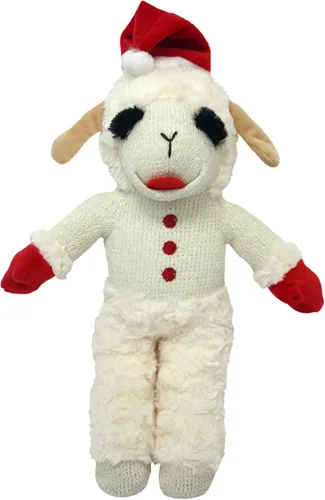 Miniatura 9 de Multipet Lamb Chop Juguete de Peluche para Perros - Juguete Chirriante para Todos los Perros - Peluche Extra Suave - Animal de Peluche