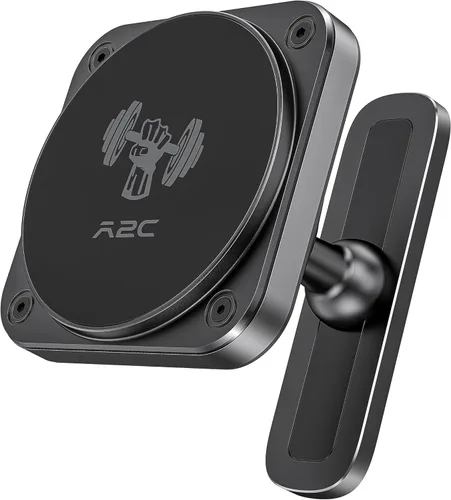 Miniatura 9 de A2C Soporte magnético para teléfono para gimnasio, base de aleación de aluminio que se fija a superficies metálicas y no metálicas, soporte