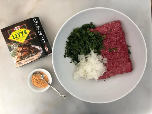 Miniatura 9 de Ziyad Liyye premium, polvo sazonado de cordero, mejora la carne, pollo, arroz, pilafs, verduras asadas y sopas. 5 paquetes, 0.35 oz por paquete