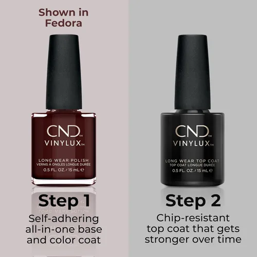 Miniatura 4 de CND Vinylux - Esmalte de uñas marrón de larga duración, color resistente al brillo y al astillado, 0.5 onzas líquidas Toffee Talk #428