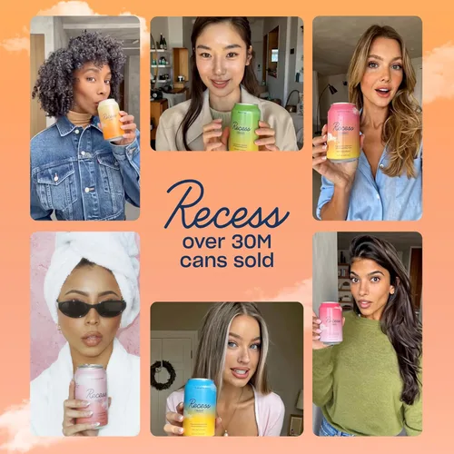 Miniatura 16 de Recess Mood - Bebida calmante con suplemento de magnesio, 12 onzas (Vainilla Naranja, paquete de 12)